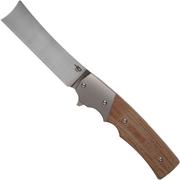 Bestech Spanish Tip Razor BT2101B Natural Canvas Micarta couteau de poche, Jason Clark design