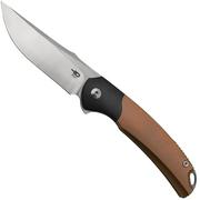 Bestech Supernova BT2111M Black Zirconium Gold Titanium, coltello da tasca