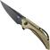 Image for Bestech Vigil BT2201E Gold Blasted Titanium, Black pocket knife, Kombou design