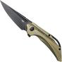 Imagen para Bestech Vigil BT2201E Gold Blasted Titanium, Black navaja, diseño Kombou
