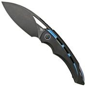 Bestech Fairchild BT2202C Stonewashed, Black & Blue Titanium pocket knife