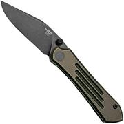 Bestech Icarus BT2302B Blackwashed M390 Black Bronze Stonewash Titanium, coltello da tasca