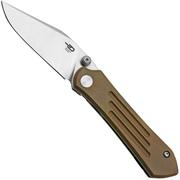 Bestech Icarus BT2302F Satin M390 Bronze stonewashed Titanium, pocket knife