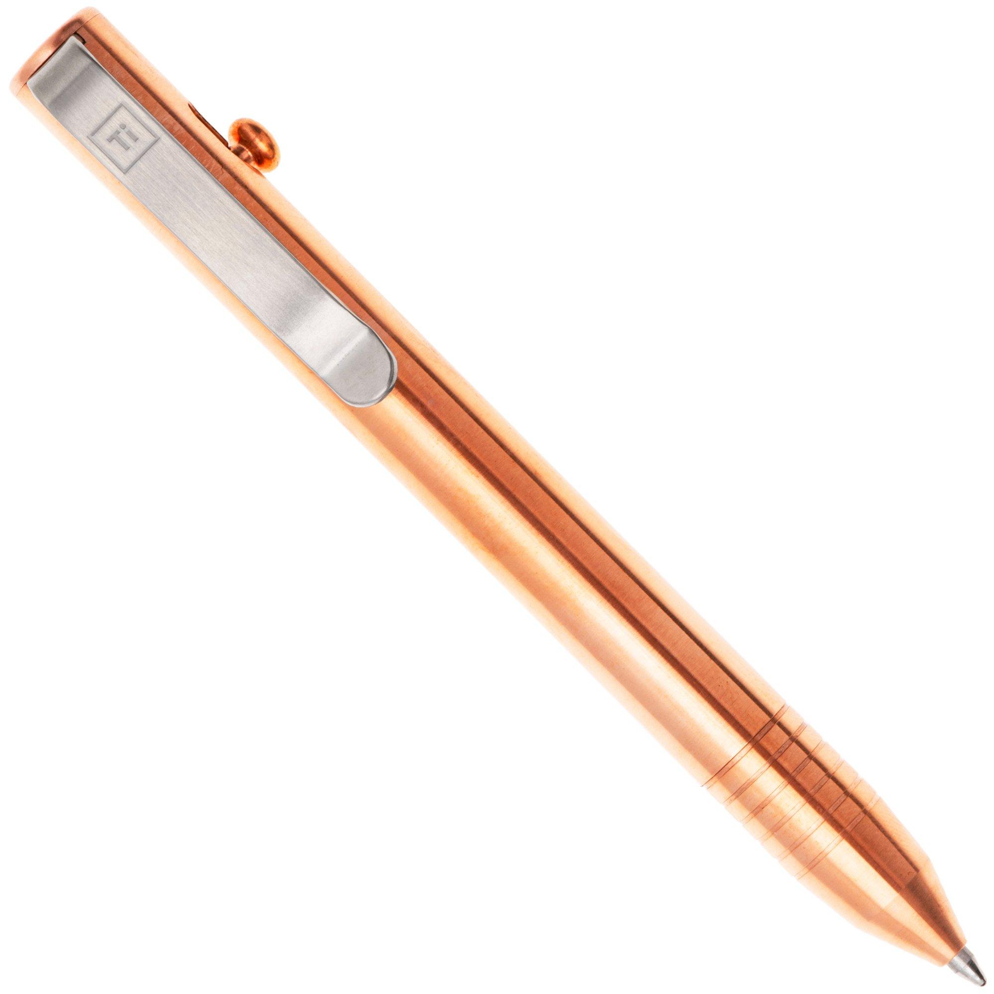 Big Idea Design Base Line Bolt Action Pen BS-BA-CO Copper, EDC Stift