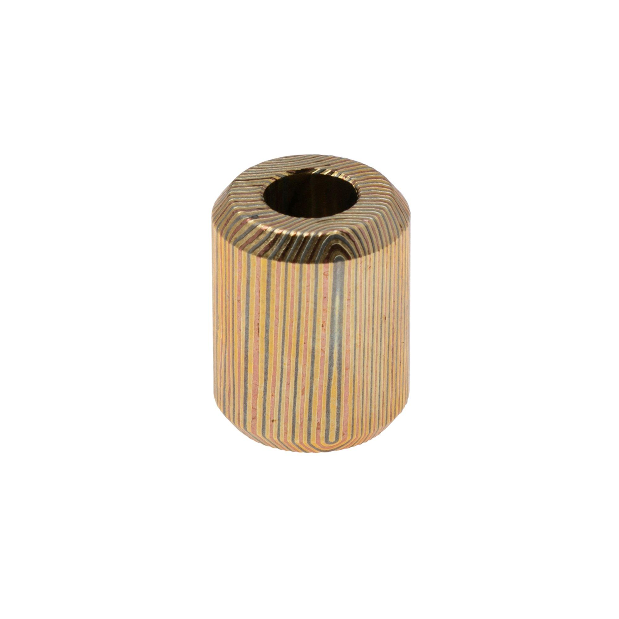 Koralik Big Idea Design Lanyard Bead DAM-BEAD-BS Brass Damascus