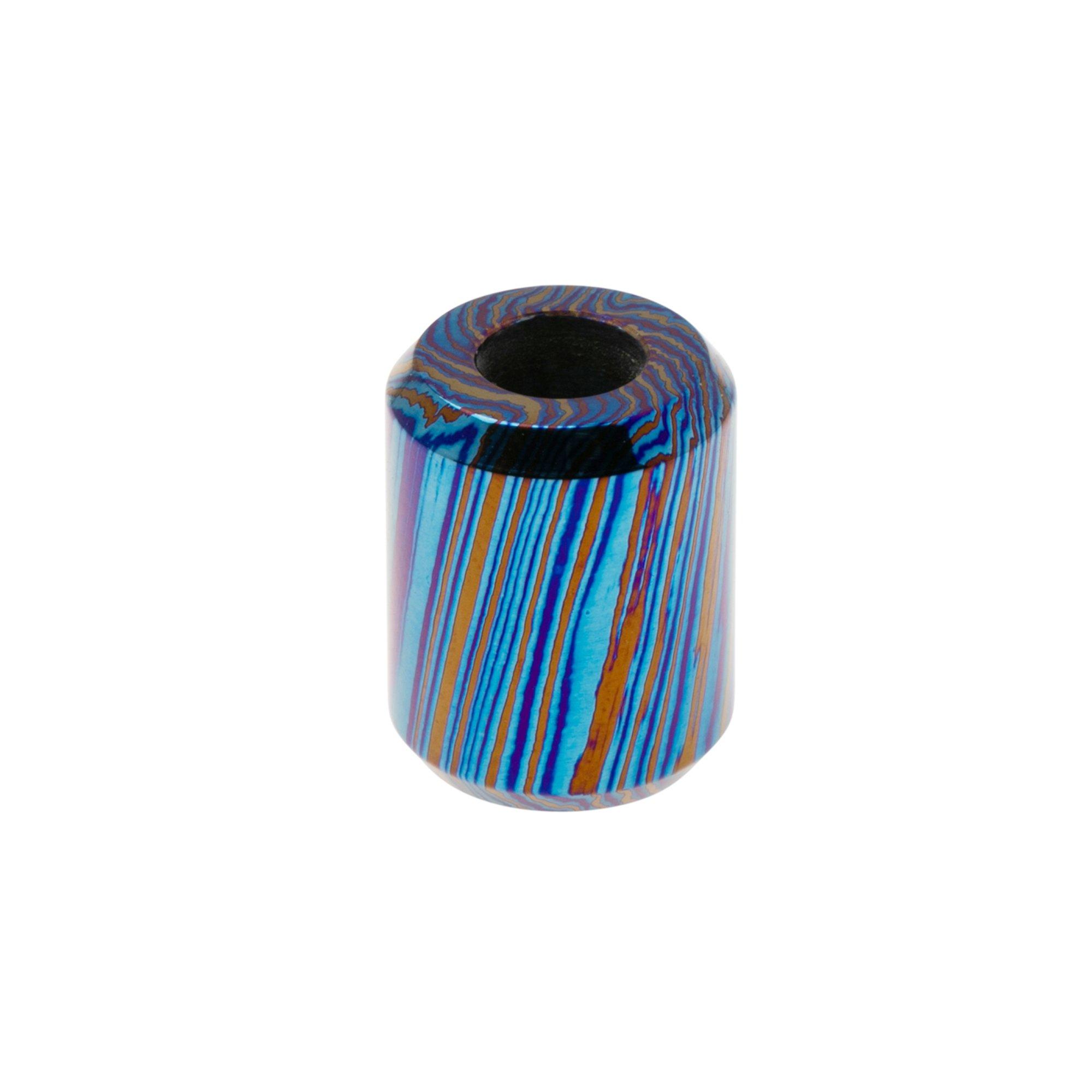 Koralik Big Idea Design Lanyard Bead DAM-BEAD-TI Titanium Damascus