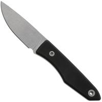 Afbeelding voor Big Idea Design USA Lookout DP-MA-BL-G10 Drop Point Stonewashed Magnacut, Black G10, vaststaand mes