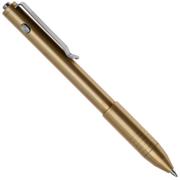 Big Idea Design Dual Side Click Pen DSC-BS Brass, auto-adjusting everyday carry pen