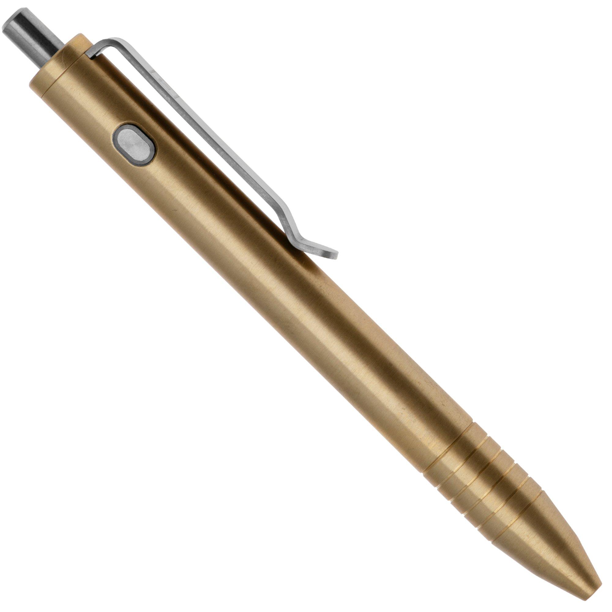 Długopis Big Idea Design Mini Dual Side Click Pen MDSC-BS Brass, codziennego użytku