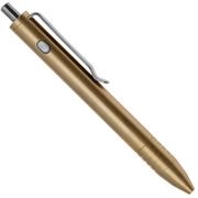 Big Idea Design Mini Dual Side Click Pen MDSC-BS Brass, stylo everyday carry