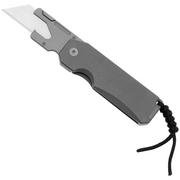 Big Idea Design Ti Utility Knife TI-UK Stonewashed Titanium, Stainless Steel, utility zakmes