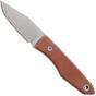 Image for Big Idea Design USA Lookout USA-LO-NAT-NITROV, Stonewashed Nitro-V, Natural Micarta fixed knife, Mak Kelsay design