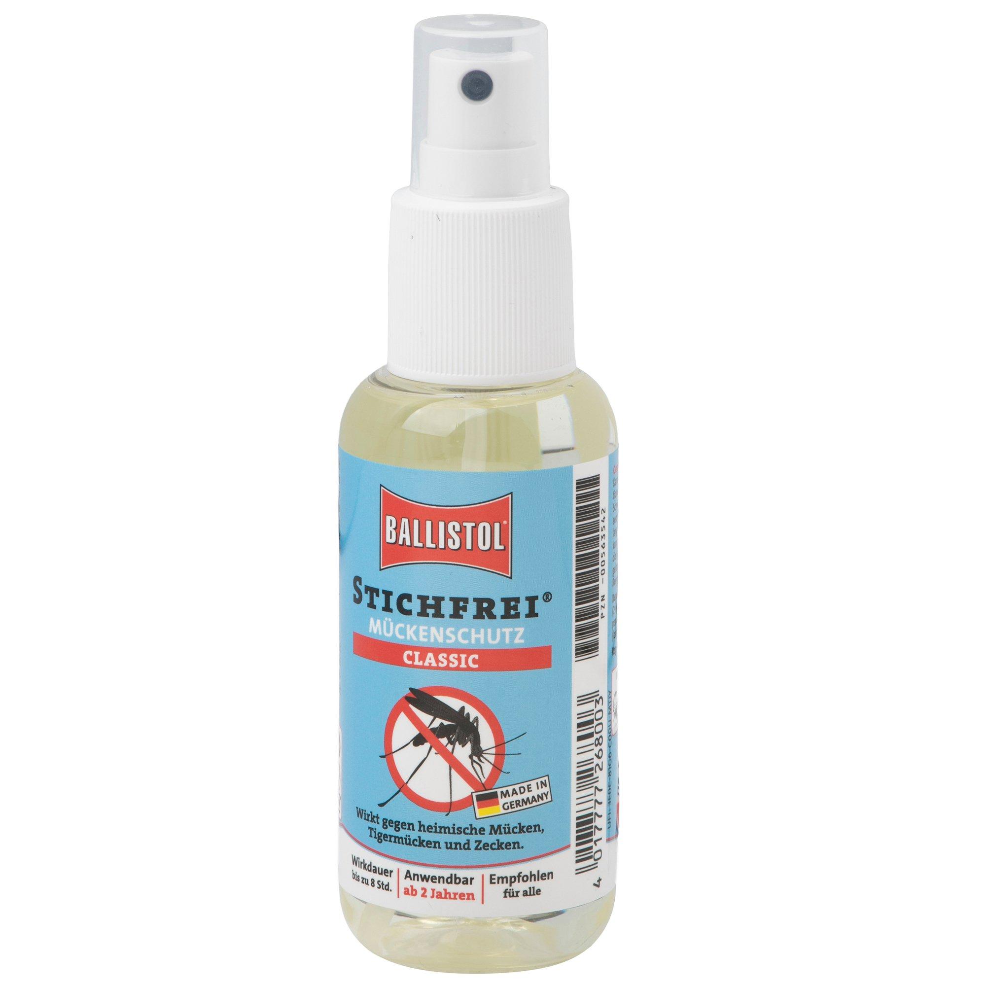 Spray na komary, muchy i kleszcze Ballistol Sting-Free Classic Mosquito Repellent Pump-Spray 26800-NL, 100 ml