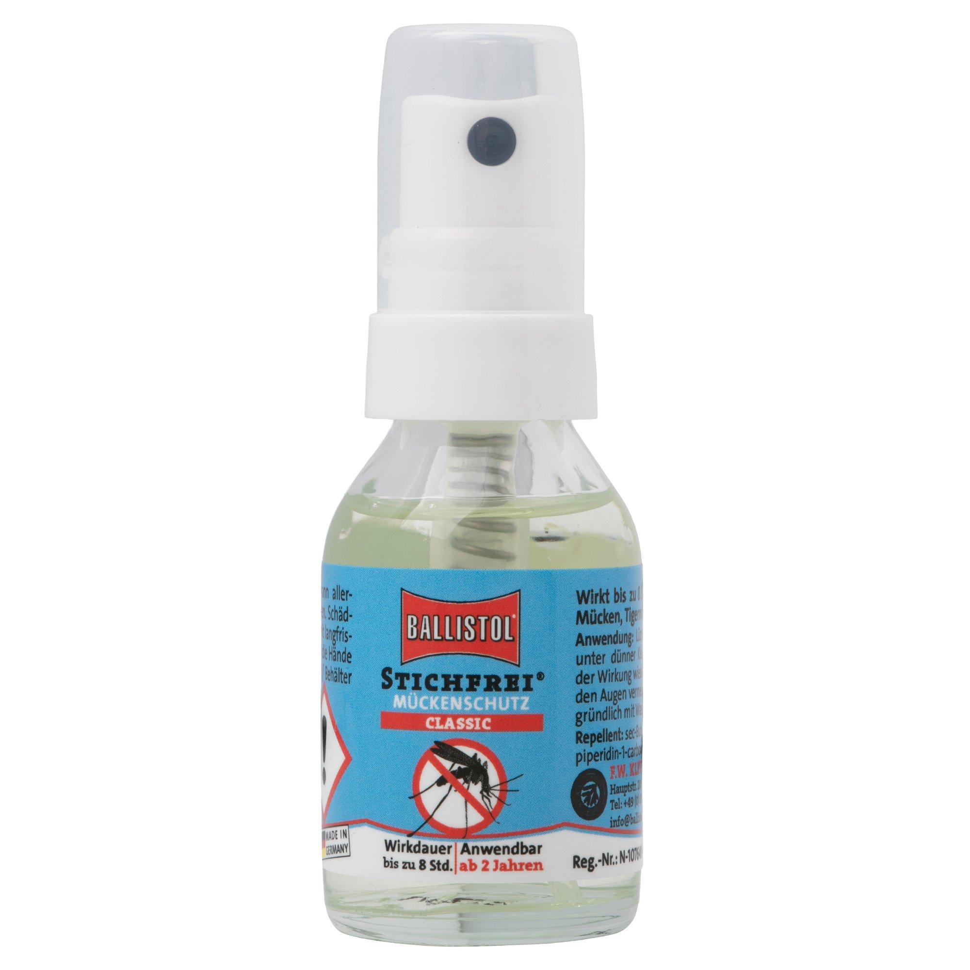 Ballistol Stichfrei Classic Mückenspray 26925-NL, Mückenschutz und Zeckenschutz, 20 ml