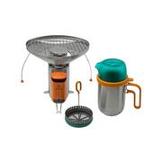 BioLite CampStove 2+ Complete Cook Kit, wood-burner with power bank and accessories