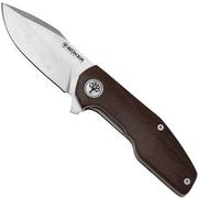 Böker Arbolito Heroína 01BA3710G Guayacan Wood, coltello tascabile da caccia