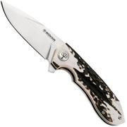 Afbeelding voor Böker Arbolito Wilki H 01BA3722H Satin 14C28N, Stag, zakmes