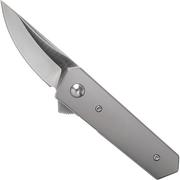 Böker Plus Kwaiken Stubby Titanium 01BO226 pocket knife, Lucas Burnley design