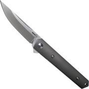 Böker Plus Kwaiken Mini Flipper Titanium 01BO267 pocket knife, Lucas Burnley design