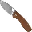  Böker Plus F3.5 01BO338 Brown Canvas Micarta couteau de poche, Jesper Voxnaes design