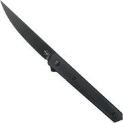 Böker Plus Kwaiken Air All Black G10 01BO339 pocket knife, Lucas Burnley design