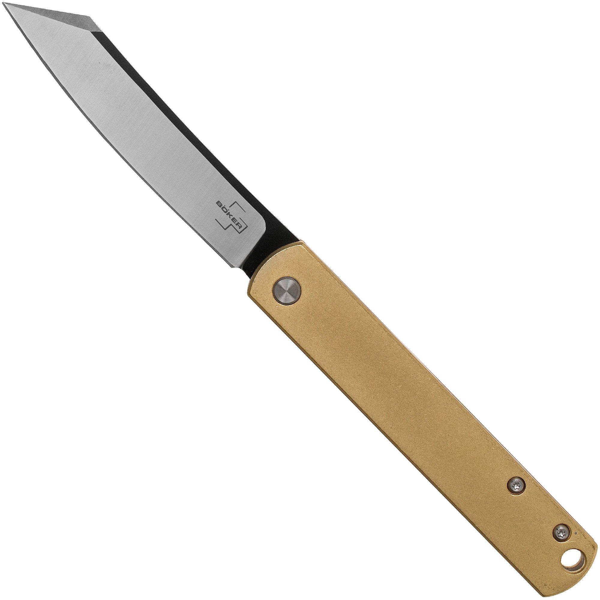Böker Plus Zenshin, Brass 42 Slipjoint 01BO369 pocket knife