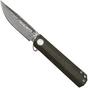 Bild für Böker Plus Cataclyst Damascus 01BO478DAM Green Micarta Taschenmesser