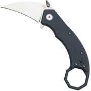 Böker Plus HEL Karambit 01BO516, 154CM, Blue Grey pocket knife, Alessandra De Santis design