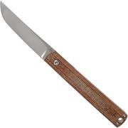 Böker Plus Wasabi Natural Canvas Micarta 01BO633SOI M390 Knivesandtools Exclusive coltello da tasca