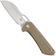 Image for Böker Swoopy 01BO693 Nitro-V, Tan G10, pocket knife, Michael Burch design