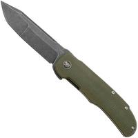 Afbeelding voor Böker Plus Tac-Master 01BO889, Blackwashed Nitro-V, OD-Green Micarta zakmes, Bob Terzuola design 