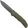 Image pour Böker Plus Tac-Master 01BO889, Blackwashed Nitro-V, OD-Green Micarta couteau de poche, Bob Terzuola design