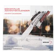 Böker Plus Advent Kalender 2024 Haddock, 01BO904, kit de construção de navalha de bolso