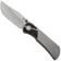 Afbeelding voor Böker Plus Collection 2026 01BP2026 Stonewashed Böhler M390, Dark Grey Titanium, Marble Carbon Inlay, Limited Edition zakmes, Jared Price design