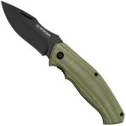 Böker Magnum Advance Pro 42 01RY306SOI Green Micarta, Knivesandtools Exclusive, Taschenmesser