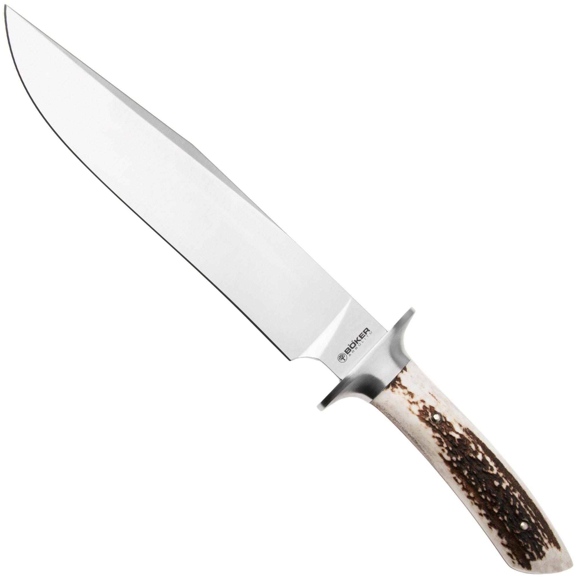 Böker Arbolito Toro HX 02BA595HX, Satin ACX 390, Stag Horn, hunting knife