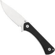 Boker Magnum Brasa 02BM0002, Stonewashed 440C, Black G10, cuchillo fijo, diseño de Thomas Ward