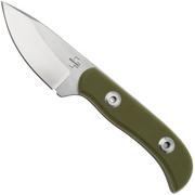 Böker Plus Dasos 02BO095 Green G10, coltello da caccia a lama fissa
