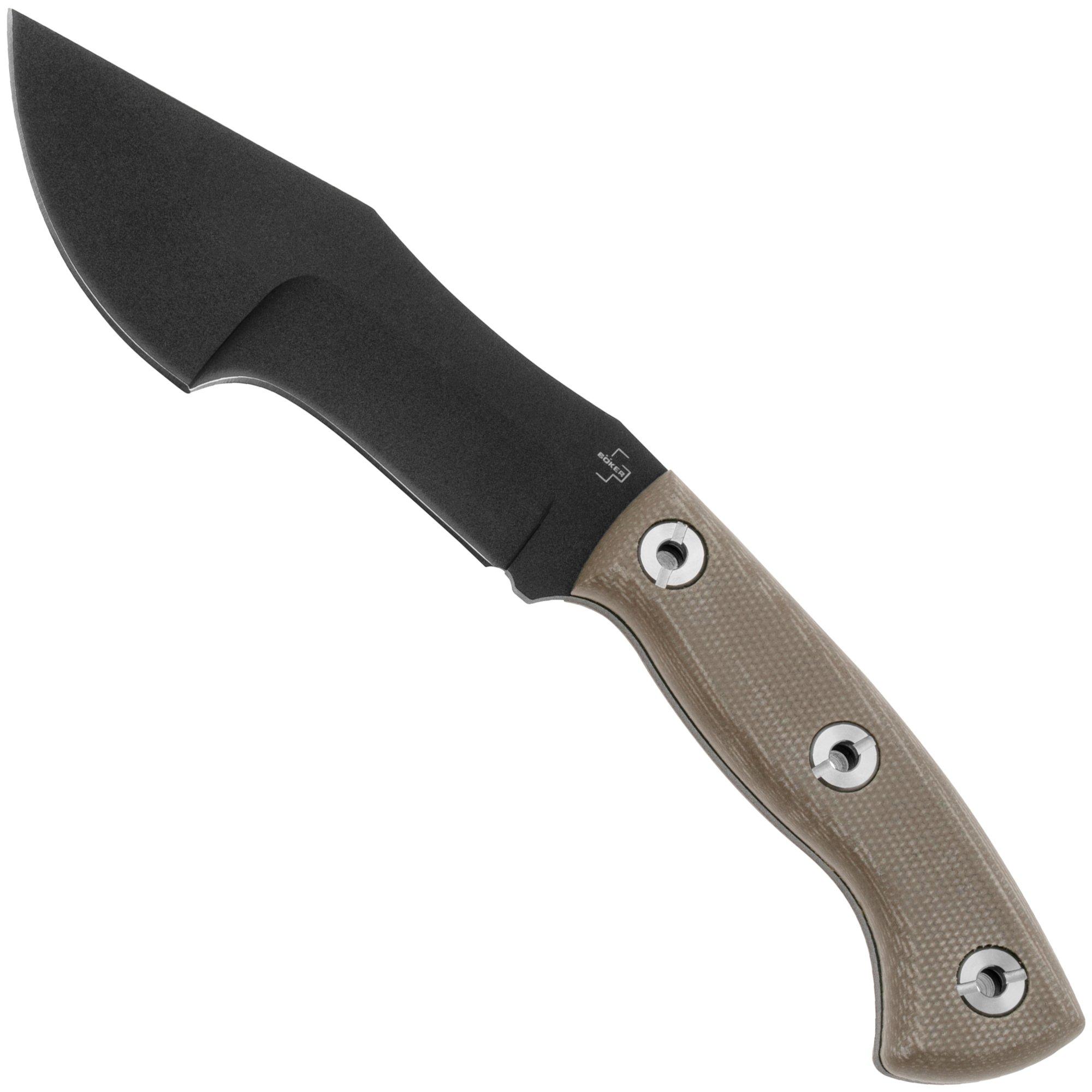 Nóż survivalowy Böker Plus Mini Tracker 2.0 Micarta 02BO113, projekt Dave Wenger