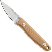 Afbeelding voor Böker Plus Five Point Nine 02BP0008 Stonewashed 440C, Brown Micarta, vaststaand mes