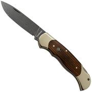 Böker Optima Limited Edition 110067DAM Desert Ironwood Coilbelt Damast, coltello da tasca