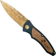 Böker Tirpitz Damast Gold Limited Edition 110194DAM pocket knife