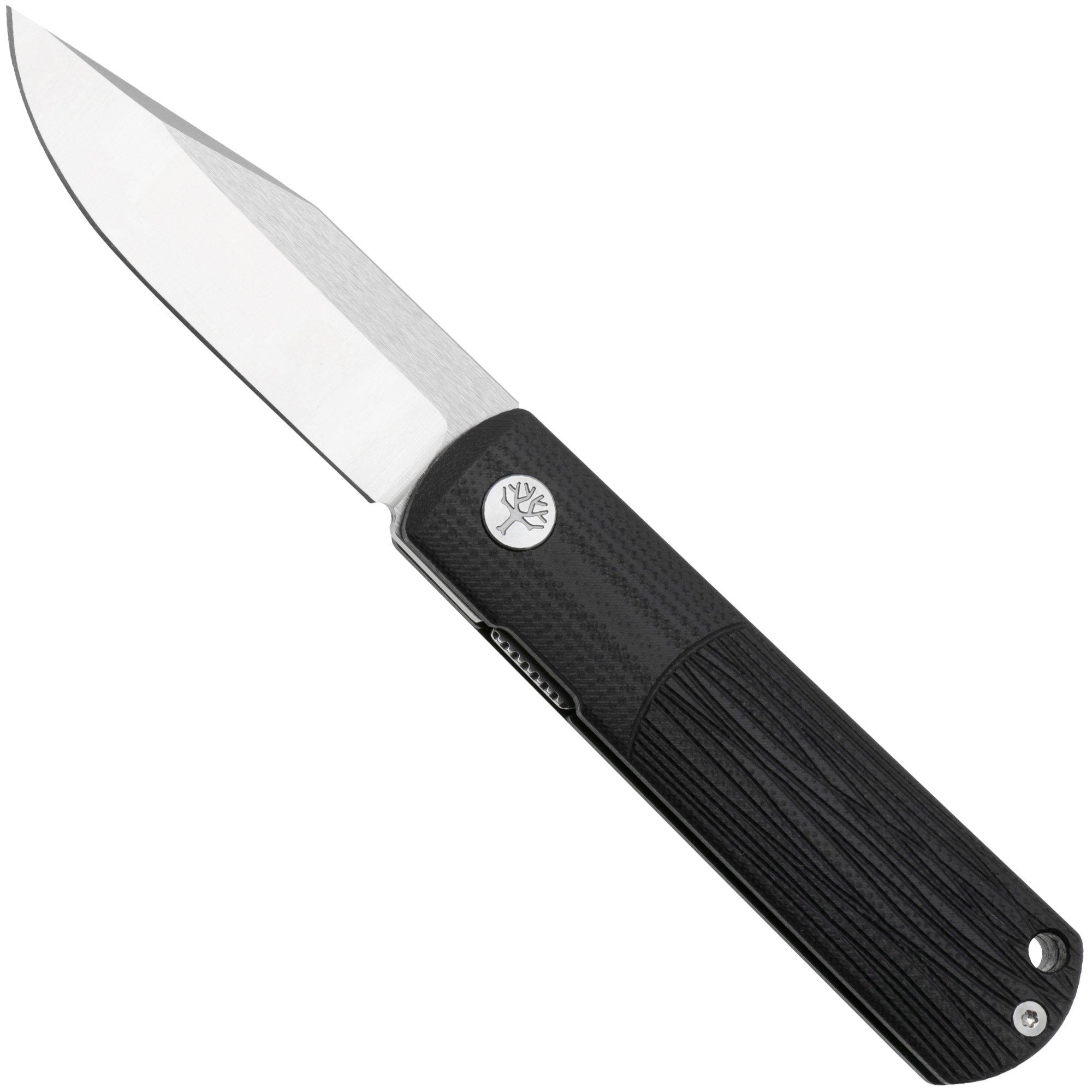 Nóż składany Böker BRLW 110670, Satin MagnaCut, Black G10