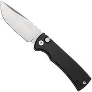 Afbeelding voor Böker Mini Redencion 42a, 110900 Stonewashed MagnaCut, Black Aluminum, zakmes, Ramon Chaves design