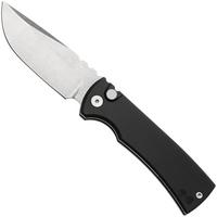 Afbeelding voor Böker Mini Redencion 42a, 110900 Stonewashed MagnaCut, Black Aluminum, zakmes, Ramon Chaves design