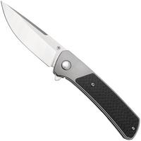 Afbeelding voor Böker Manufaktur Solingen Super Conductor 110901 Two-Tone MagnaCut, Titanium & Carbonfiber Inlay, zakmes
