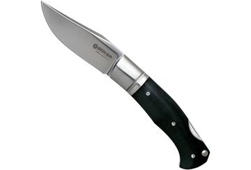 Böker Boxer 111028 Micarta cuchillo de caballero, Raphael Durand Design