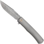 Böker Manufaktur Solingen TRPPR, Annual Knife 2025 1132025DAM, Damascus, Titanium coltello da gentleman