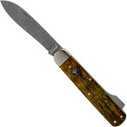 Böker Mono Damascus, Curly Birch Brown 117030DAM hunting knife