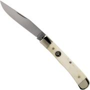 Böker Trapper Bone White 119950 slipjoint pocket knife